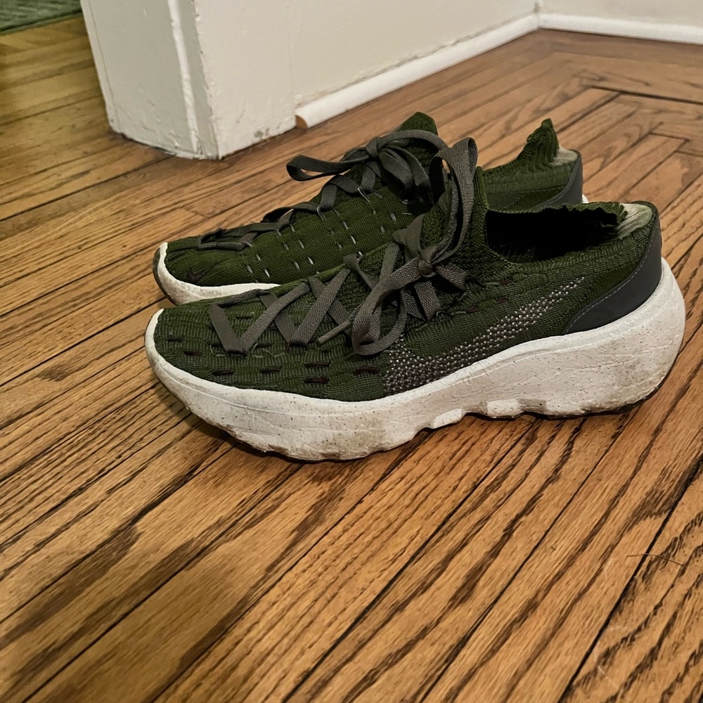 Nike Forest Green Knit Sneakers